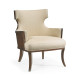 Dark Santos Winged Back Occasional Chair