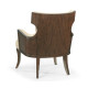 Dark Santos Winged Back Occasional Chair