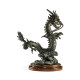 Dark Bronze Dragon Statue