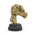 Antique Brass Gripping Hands