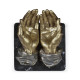 Double Light Brass Open Face Palms Double Light Brass Open Face Palms