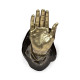 Single Light Brass Open Face Palm Single Light Brass Open Face Palm