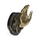 Single Light Brass Open Face Palm Single Light Brass Open Face Palm