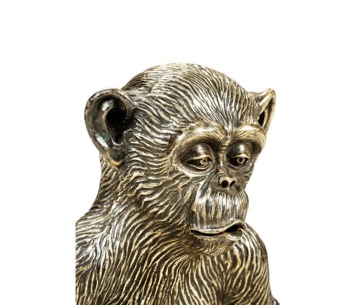 Antique Dark Bronze Monkey Tissue Paper Holder Antique Dark Bronze Monkey Tissue Paper Holder