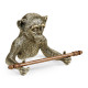 Antique Dark Bronze Monkey Tissue Paper Holder