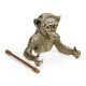 Antique Dark Bronze Monkey Tissue Paper Holder