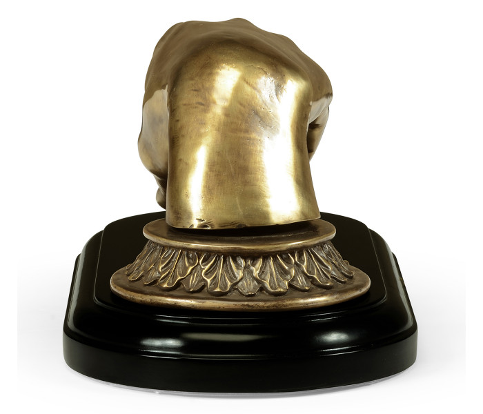 Antique Brass Hand Paperweight Antique Brass Hand Paperweight