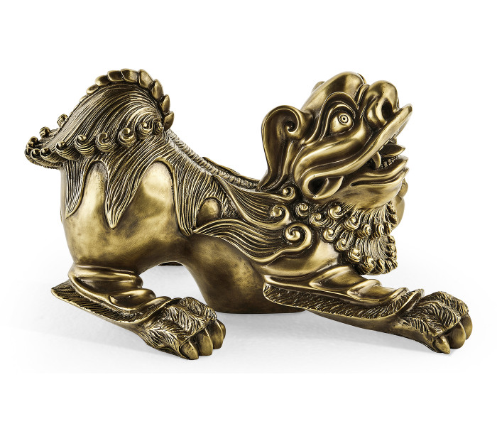 Antique Brass Foo Dog