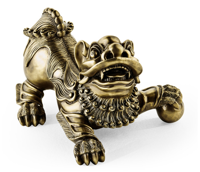 Antique Brass Foo Dog