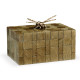 Rectangular Oyster Honeycomb Oak Bee Box Rectangular Oyster Honeycomb Oak Bee Box