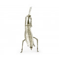 White Brass Praying Mantis