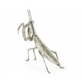 White Brass Praying Mantis