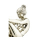 Set of White Brass Nude Girl Bookends