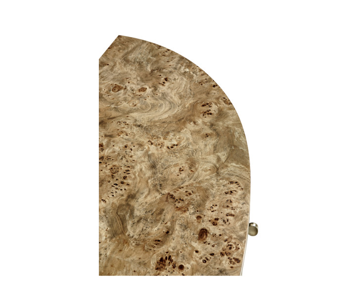 Reimagined Fulgurite Mappa Burl Demilune