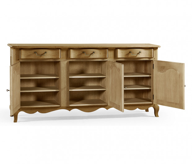 Sundial Floral Three Door Buffet