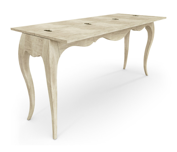 Disk Flip Top Console Table