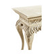 Incus Carved Console W/ Wood Top Incus Carved Console W/ Wood Top