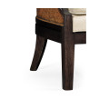 Rouded Langkawi Rattan Back Dining Chair