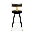 Swivel Bar Stool with Back Support