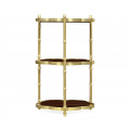 Bamboo Three-Tier End Table