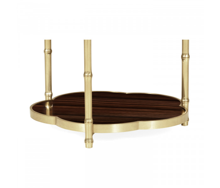 Bamboo Three–Tier End Table