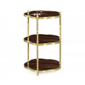 Bamboo Three-Tier End Table