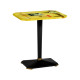Rectangular Black & Trompe L'oeil Side Table Rectangular Black & Trompe L'oeil Side Table