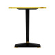 Rectangular Black & Trompe L'oeil Side Table