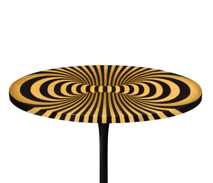 Op Art Side Table Op Art Side Table