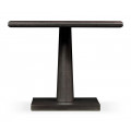 Square Dark Brown Ash Dining Table 35