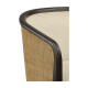 Dark Brown Ash Bar Stool, Upholstered in MAZO