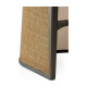 Dark Brown Ash Bar Stool, Upholstered in MAZO