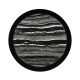 Small Black Gloss Side Table with Marble Top Small Black Gloss Side Table with Marble Top