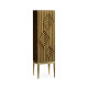 Op Art Diamond Bright Satinwood Left Drinks Cabinet Op Art Diamond Bright Satinwood Left Drinks Cabinet