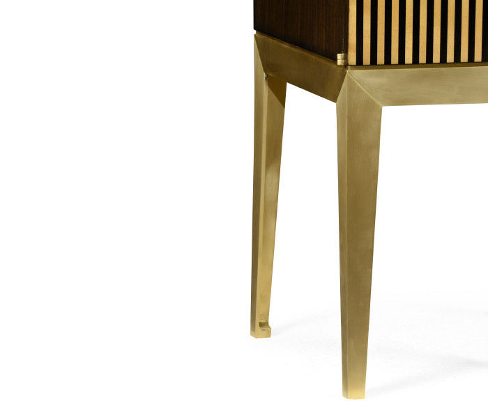 Op Art Diamond Bright Satinwood Left Drinks Cabinet Op Art Diamond Bright Satinwood Left Drinks Cabinet
