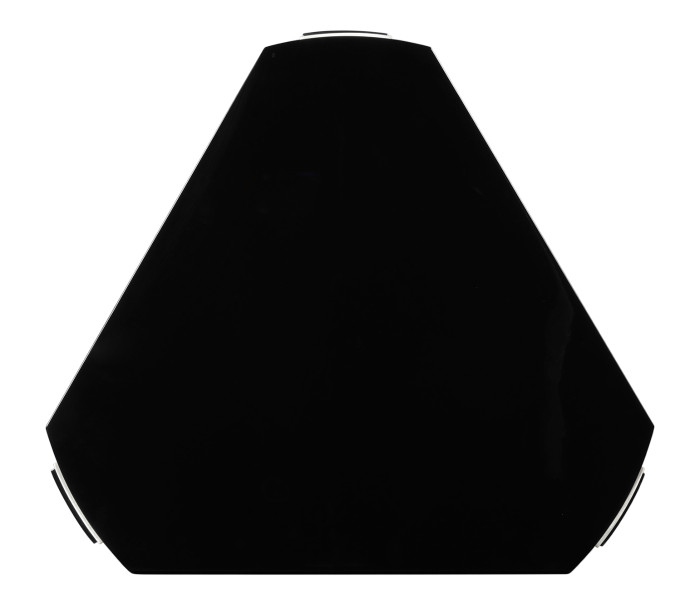 Triangular Black Gloss Side Table