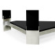 Triangular Black Gloss Side Table