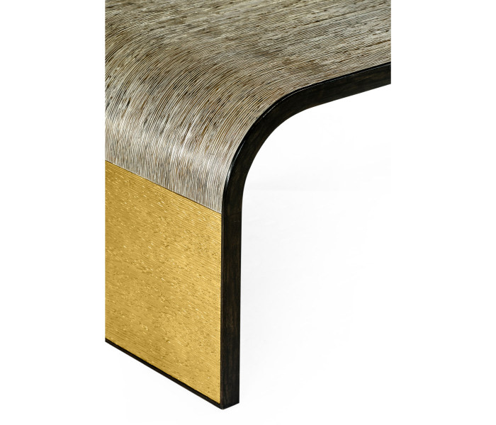 Fusion Etched Brass Cocktail Table Fusion Etched Brass Cocktail Table