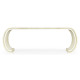 Curved Edges Ivory Eggshell Coffee Table Curved Edges Ivory Eggshell Coffee Table