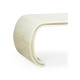 Curved Edges Ivory Eggshell Coffee Table Curved Edges Ivory Eggshell Coffee Table
