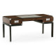 Campaign Style Dark Santos Rosewood Desk