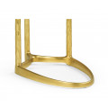 Fusion Brass Sofa Table with Marble Top