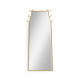 Asian Fusion Dorado Bronze Floor Standing Mirror