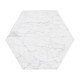 Fusion Hexagon Marble End Table