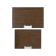 Campaign Style Dark Santos Rosewood Sliding Nesting Tables Campaign Style Dark Santos Rosewood Sliding Nesting Tables