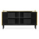 Fusion Sideboard with White Marble Top Fusion Sideboard with White Marble Top