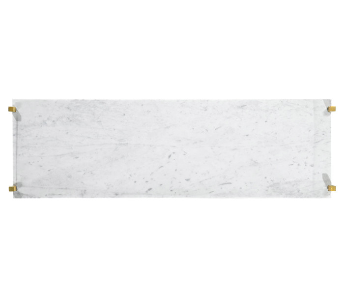 Fusion Sideboard with White Marble Top Fusion Sideboard with White Marble Top