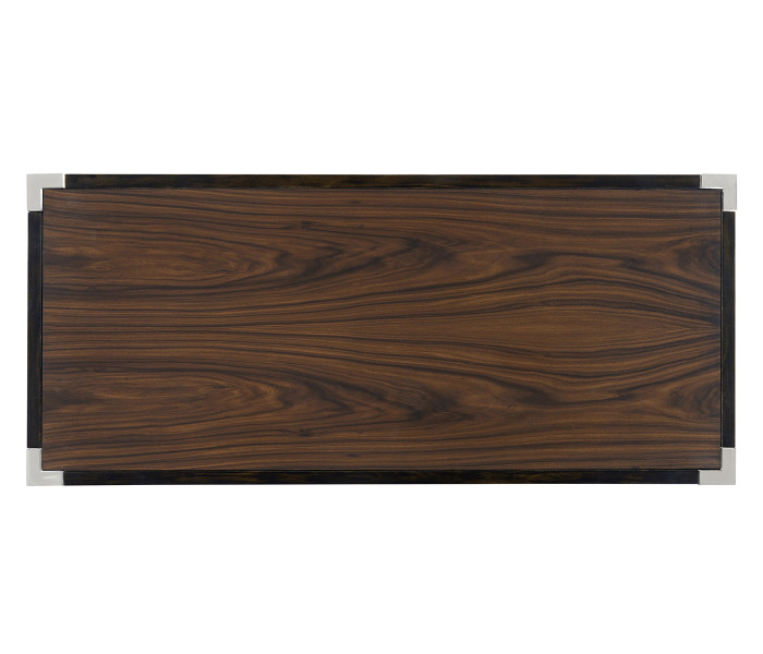 Campaign Style Dark Santos Rosewood Filing Cabinet