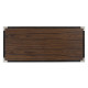 Campaign Style Dark Santos Rosewood Adjustable Storage Cabinet