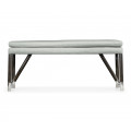 Campaign Style Charcoal Bench